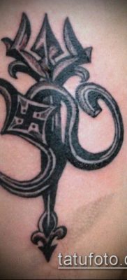 Trident TATTOO No. 21 - a minta érdekes változata, amely sikeresen használható a trident tetoválás feldolgozására és alkalmazására