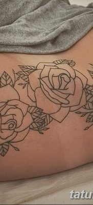 fotó három rózsatetoválásról, dátum: 2017.08.21. # 051 - Három rózsatetoválás -