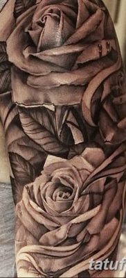 fotó három rózsatetoválásról, dátum: 2017.08.01 №062 - Három rózsás tetoválás -