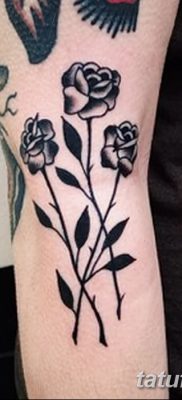 fotó három rózsatetoválásról, dátum: 2017.08.01 №063 - Három rózsás tetoválás -