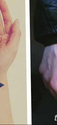 foto af en triadetatovering dateret 08/27/2017 №068 - triadetatovering -