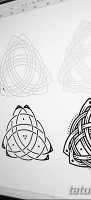 fotó tetoválás Trikvetra kelt 2017.11.26 №024 - tetoválás Trikvetra -