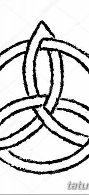 fotó a tetoválásról Trikvetra kelt 2017.11.26 -án №044 - tetoválás Trikvetra -