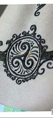 fotó triskelion tetoválásról, 2018.01.09. №010 - triskelion tetoválás -