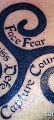 fotó triskelion tetoválásról, 2018.01.09. №017 - triskelion tetoválás -