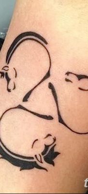 fotó triskelion tetoválásról, 2018.01.09. №018 - triskelion tetoválás -