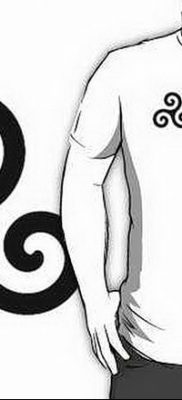 fotó triskelion tetoválásról, 2018.01.09. №056 - triskelion tetoválás -