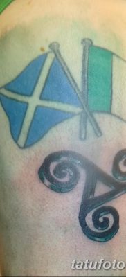 fotó a triskelion tetoválásról, 2018.01.09. №057 - triskelion tetoválás -