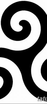 fotó triskelion tetoválásról, 2018.01.09. №073 - triskelion tetoválás -