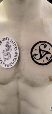 fotó triskelion tetoválásról, 2018.01.09. №077 - triskelion tetoválás -