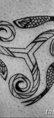 fotó triskelion tetoválásról, 2018.01.09. №079 - triskelion tetoválás -