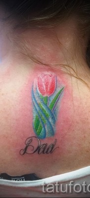 tulipán tetoválás