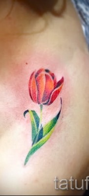 tulipán tetoválás