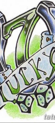 fotó a tetoválásról a szerencsére 2017.12.19 -től №046 - a szerencse tetoválása -