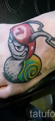 csigatetoválás fotó - egy példa a tetoválásra a tetoválás jelentését bemutató cikkhez - tatufoto.ru - 59