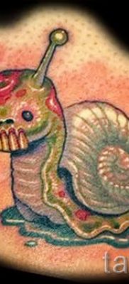 csigatetoválás fotó - egy példa a tetoválásra a tetoválás jelentését bemutató cikkhez - tatufoto.ru - 49