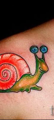 csigatetoválás fotó - példa a tetoválásra a tetoválás jelentését bemutató cikkhez - tatufoto.ru - 25