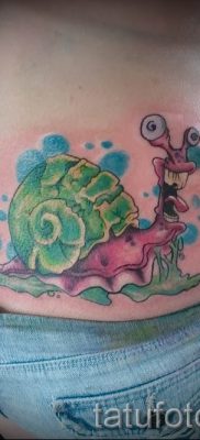 csigatetoválás fotó - példa a tetoválásra a tetoválás jelentését bemutató cikkhez - tatufoto.ru - 24