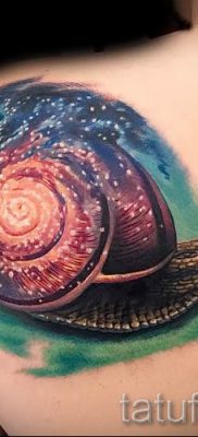 csigatetoválás fotó - egy példa a tetoválásra a tetoválás jelentését bemutató cikkhez - tatufoto.ru - 10
