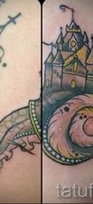 csigatetoválás fotó - egy példa a tetoválásra a tetoválás jelentését bemutató cikkhez - tatufoto.ru - 7