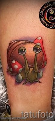 csigatetoválás fotó - példa a tetoválásra a tetoválás jelentését bemutató cikkhez - tatufoto.ru - 3