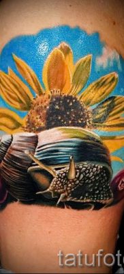 csigatetoválás fotó - egy példa a tetoválásra a tetoválás jelentését bemutató cikkhez - tatufoto.ru - 1