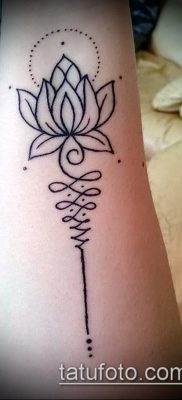 fotó tetoválásról Unalome (jelentése) - példa rajz - 052