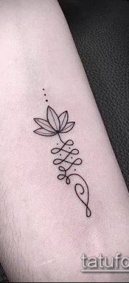 fotó tetoválásról Unalome (jelentése) - példa rajz - 043