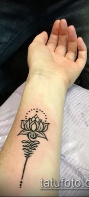 fotó tetoválásról Unalome (jelentése) - példa rajz - 041