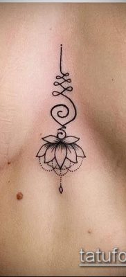 fotó tetoválásról Unalome (jelentése) - példa rajz - 037