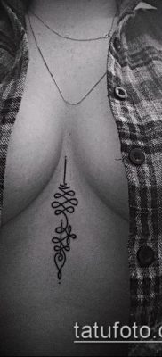 fotó tetoválásról Unalome (jelentése) - példa rajz - 030