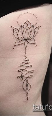 fotó tetoválásról Unalome (jelentése) - példa rajz - 027