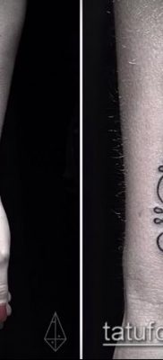 fotó tetoválásról Unalome (jelentése) - példa rajz - 026