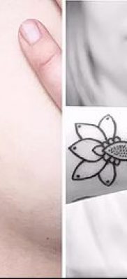 fotó tetoválásról Unalome (jelentése) - példa rajz - 025