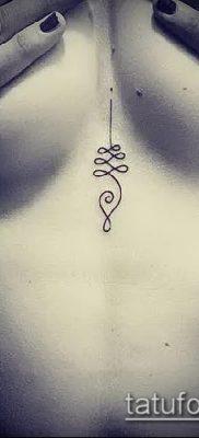 fotó tetoválásról Unalome (jelentése) - példa rajz - 024