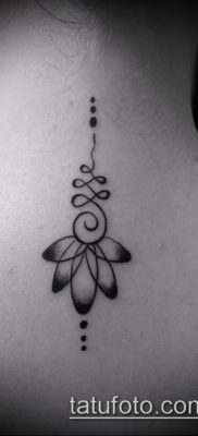 fotó tetoválásról Unalome (jelentése) - példa rajz - 021
