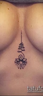 fotó tetoválásról Unalome (jelentése) - példa rajz - 009