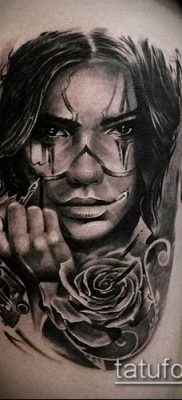 Fotó a tetoválásról Chicano stílusban - 05062017 - példa - 127 Tetoválás Chicano stílusban