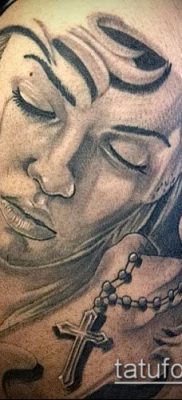 Fotó a tetoválásról Chicano stílusban - 05062017 - példa - 006 Tetoválás Chicano stílusban