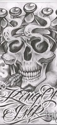 Fotó a tetoválásról Chicano stílusban - 05062017 - példa - 008 Tetoválás Chicano stílusban