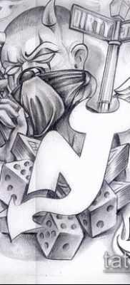 Fotó a tetoválásról Chicano stílusban - 05062017 - példa - 009 Tetoválás Chicano stílusban
