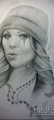 Fotó a tetoválásról Chicano stílusban - 05062017 - példa - 017 Tetoválás Chicano stílusban