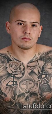 Fotó a tetoválásról Chicano stílusban - 05062017 - példa - 037 Tetoválás Chicano stílusban