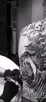Fotó a tetoválásról Chicano stílusban - 05062017 - példa - 057 Tetoválás Chicano stílusban