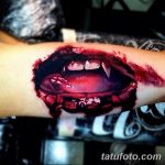 снимка на рисунка на вампирска татуировка 19.11.2018 №096 - фото татуировка вампир -