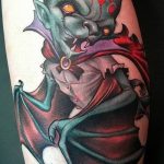 снимка на рисунка на вампирска татуировка 19.11.2018 №082 - фото татуировка вампир -