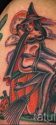 fotó egy boszorkány tetoválásról egy cikkhez a boszorkány tetoválás jelentéséről - tatufoto.ru - 50