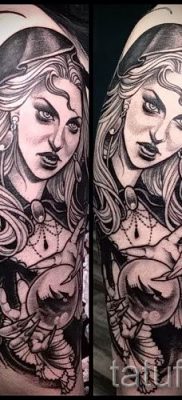 fotó egy boszorkány tetoválásról egy cikkhez a boszorkány tetoválás jelentéséről - tatufoto.ru - 49
