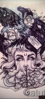 fénykép egy boszorkány tetoválásról egy cikkhez a boszorkány tetoválás jelentéséről - tatufoto.ru - 47