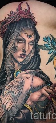 fotó egy boszorkány tetoválásról egy cikkhez a boszorkány tetoválás jelentéséről - tatufoto.ru - 44